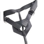 KING COCK - HARNAIS AVEC PÃNIS BRUN RÃALISTE 20,3 CM